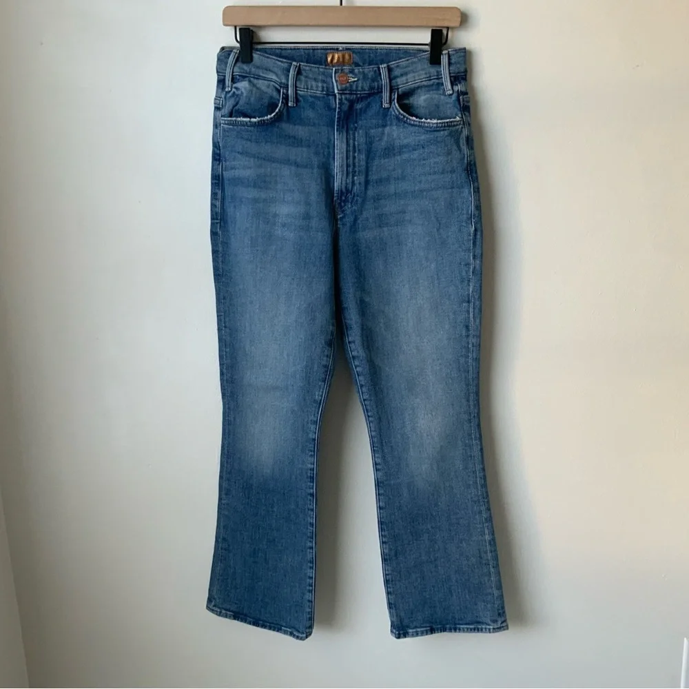 MOTHER Jeans Hustler Ankle Flare Blue Size 29 - Picture 2 of 13